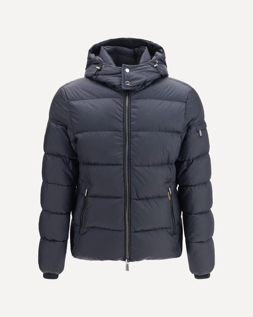 Moorer Blue Brett-Sh Down Jacket for men