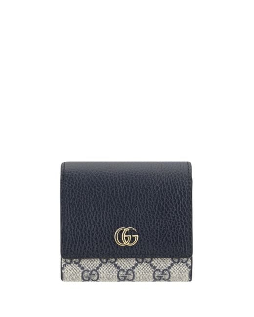 Portafogli Trifold di Gucci in Blue