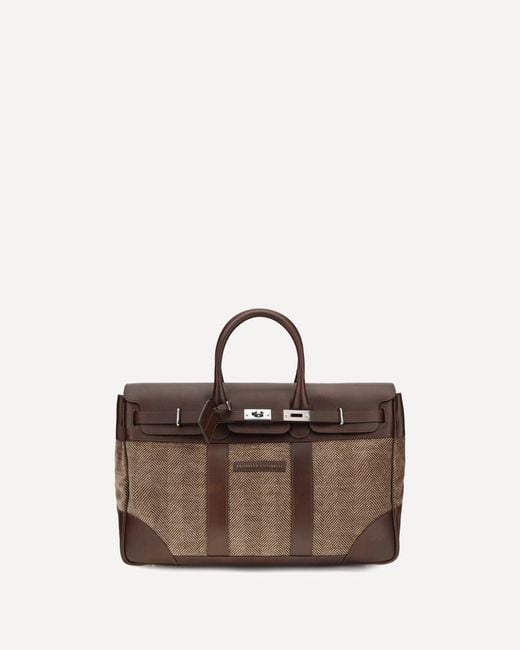 Brunello Cucinelli Brown Travel Bag for men