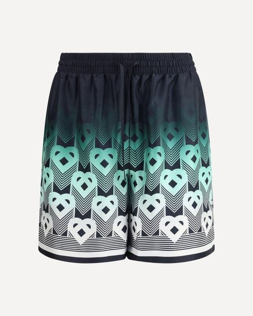 Casablanca Green Gradient Monogram Shorts for men