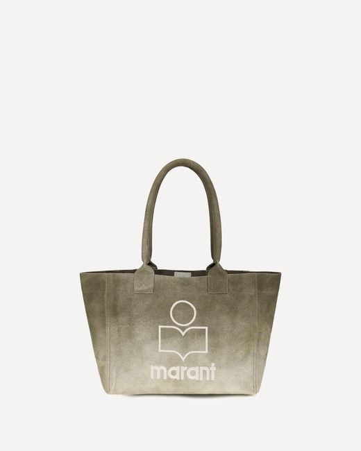 Isabel Marant Natural Yenky Logo Tote Bag