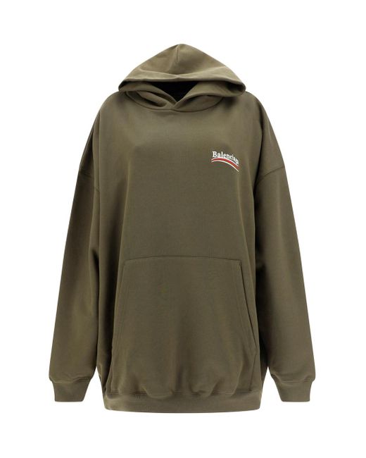 balenciaga green hoodie
