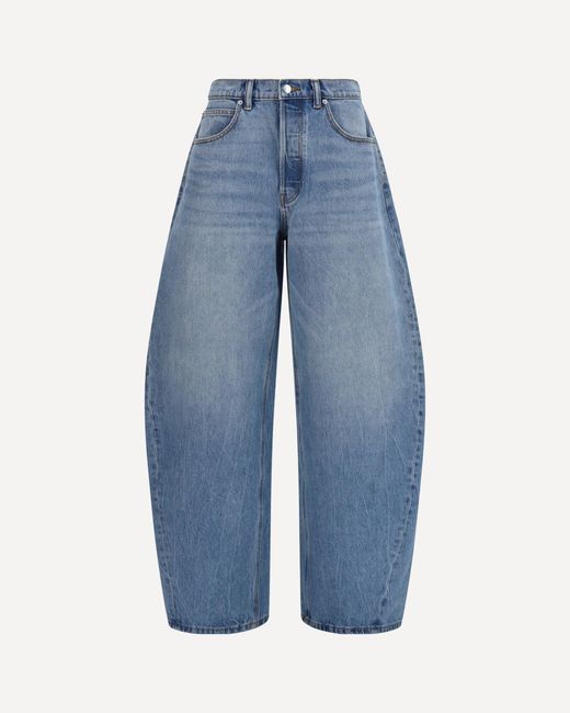 Alexander Wang Blue Crystal Balloon Jeans