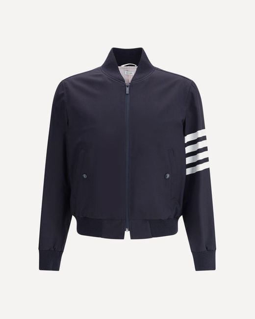 Thom Browne Blue Wool Jacket for men