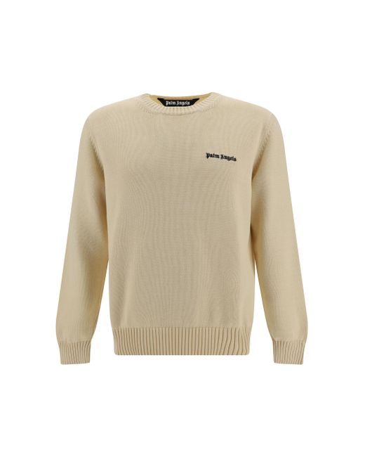 Palm Angels Natural Knitwear for men