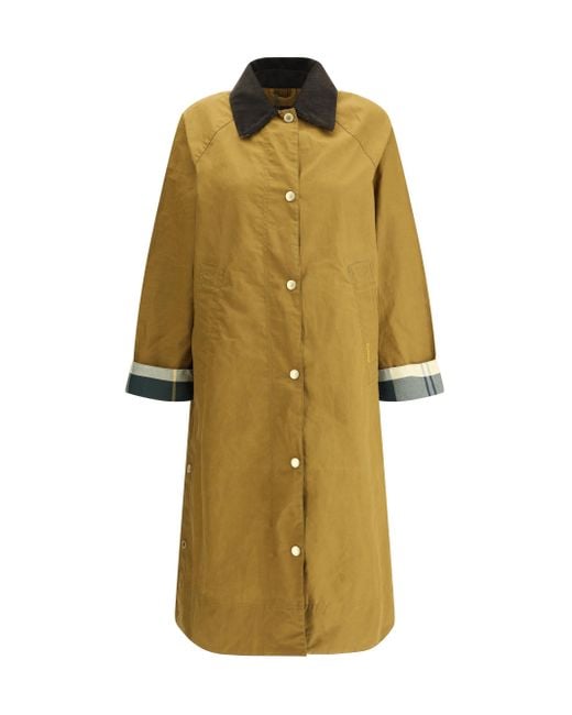Barbour Yellow Ettie Waterproof Jacket