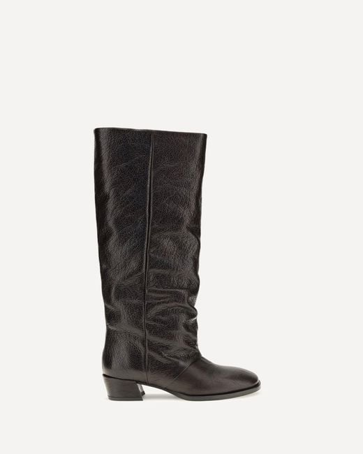 P.A.R.O.S.H. Black P. A.R. O.S. H. High Leather Boots