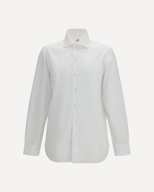 Finamore 1925 White 170 A 2 Tailored Shirt for men