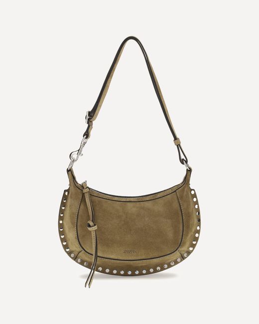 Isabel Marant Metallic Oskan Moon Shoulder Bag