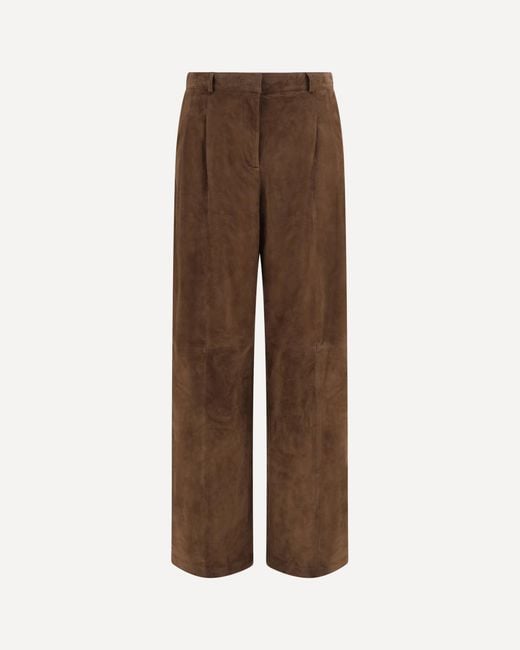 Arma Brown Suede Trousers