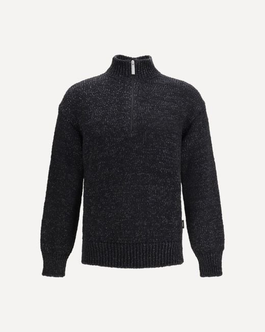 Laminar Blue Cotton Sweater for men