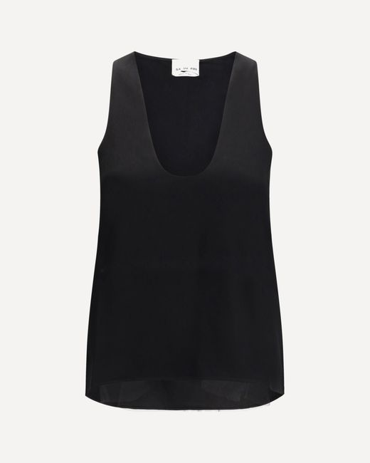 Sa Su Phi Black Sleevless Top