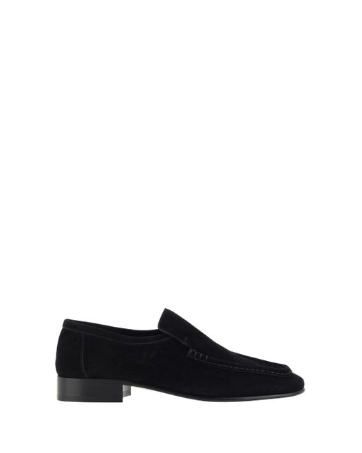 The Row Black Loafers
