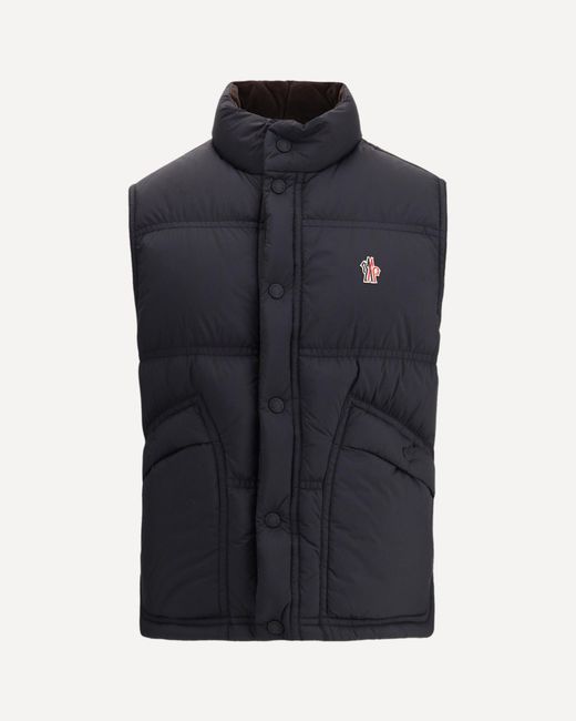 Moncler Blue Aul Down-Filled Vest for men