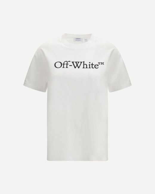 Off-White c/o Virgil Abloh White Big Logo Bookish T-Shirt