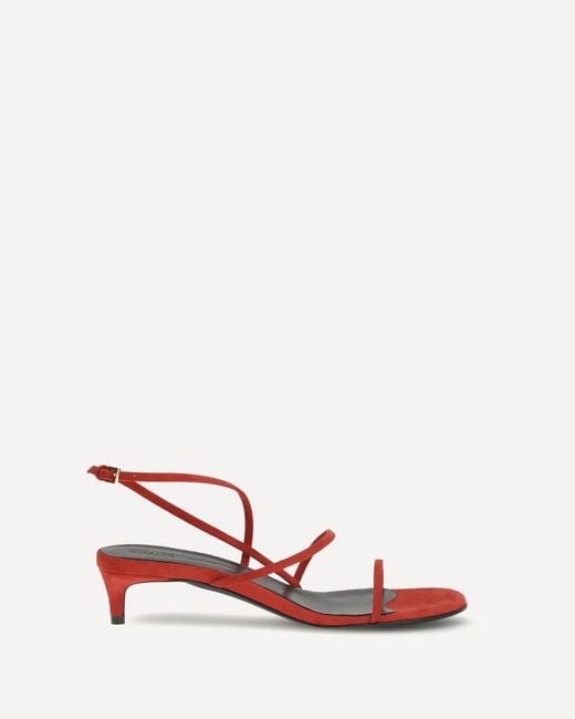 Khaite Pink Loop Sandals