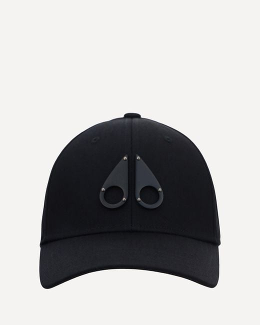 Moose Knuckles Blue Logo Icon Baseball Hat for men