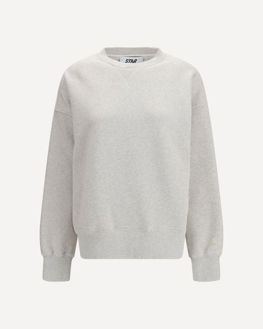 Golden Goose Deluxe Brand Gray Star Sweatshirt