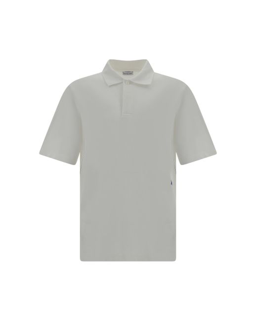 Burberry Gray Polo Shirts for men