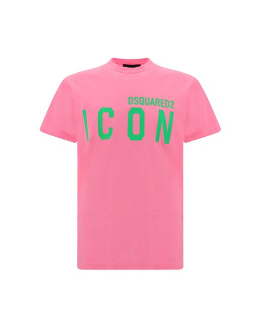 DSquared² Pink T-shirts for men