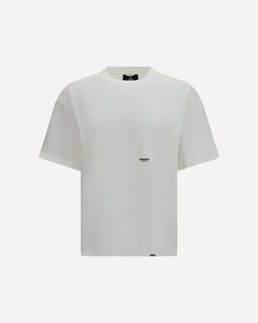 Represent White Micro Owners Club T-Shirt for men
