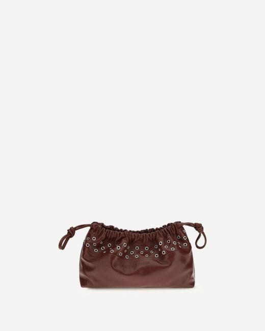 Pierre Hardy Brown Double Clutch With Eyelets