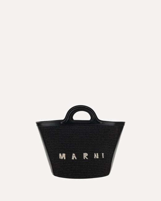 Marni Black Tropicalia Bucket Bag