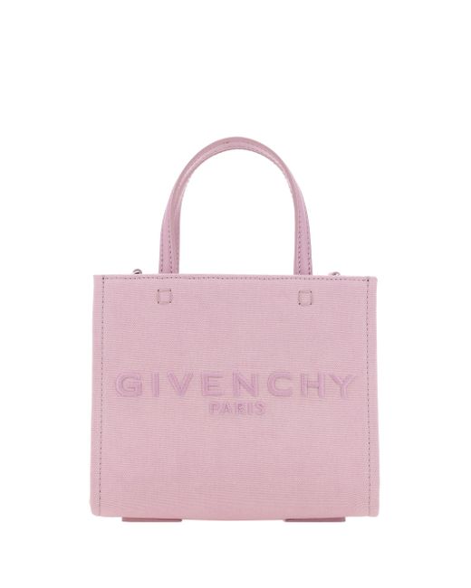 Givenchy Pink G Cotton Tote Bag