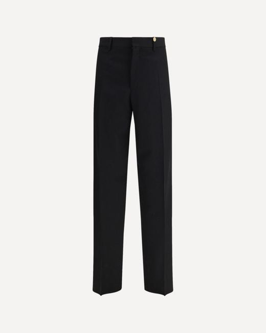 Versace Black Formal Wool Pants for men