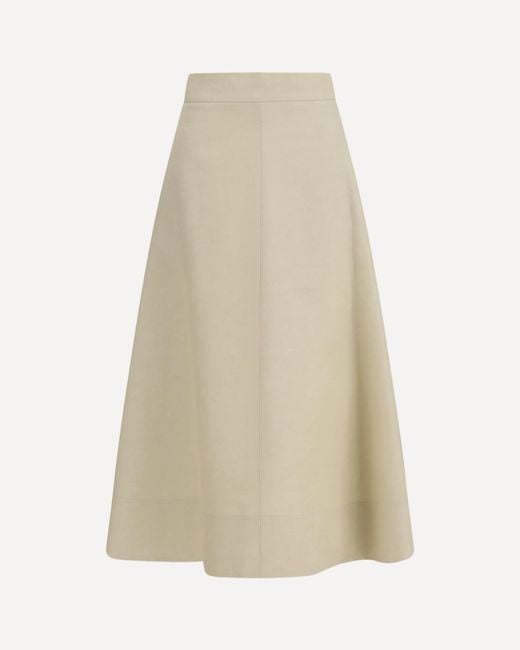 P.A.R.O.S.H. Natural P. A.R. O. H. Wide Midi Skirt