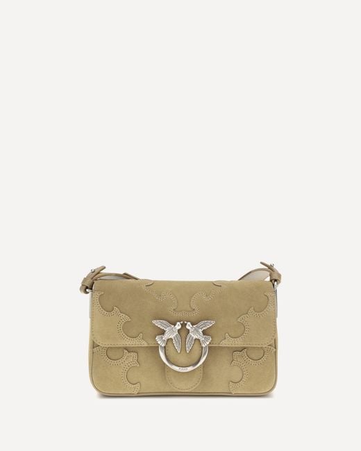 Pinko Natural Love One Slouchy Mini Shoulder Bag