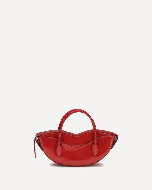 Fiorucci Red Mini Lips Shoulder Bag