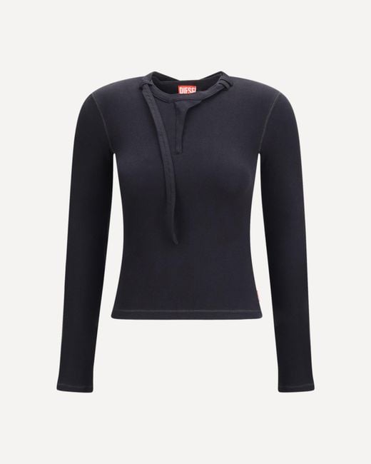 DIESEL Blue T Iara Ls Long-Sleeved Top