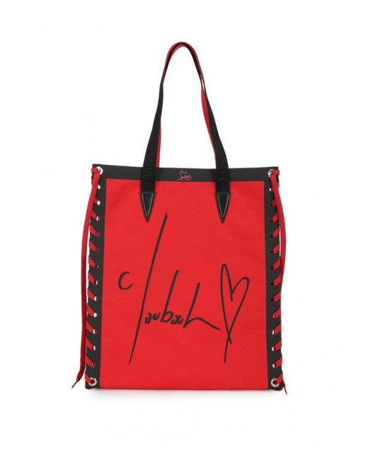 Christian Louboutin Red Cabalace Small Tote Bag