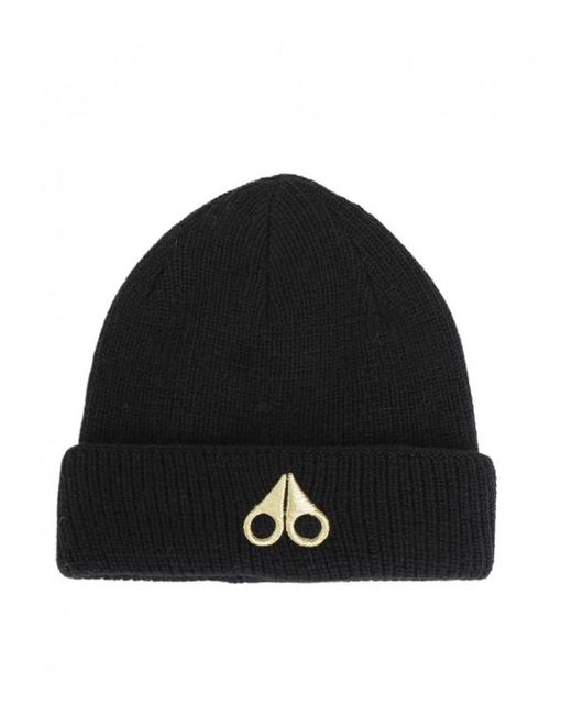 Moose Knuckles Toque Beanie in Black | Lyst