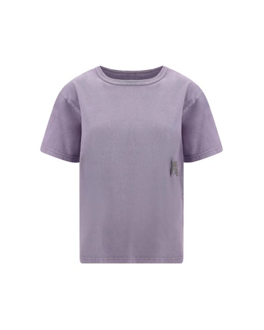 T By Alexander Wang Purple T-shirt Essential