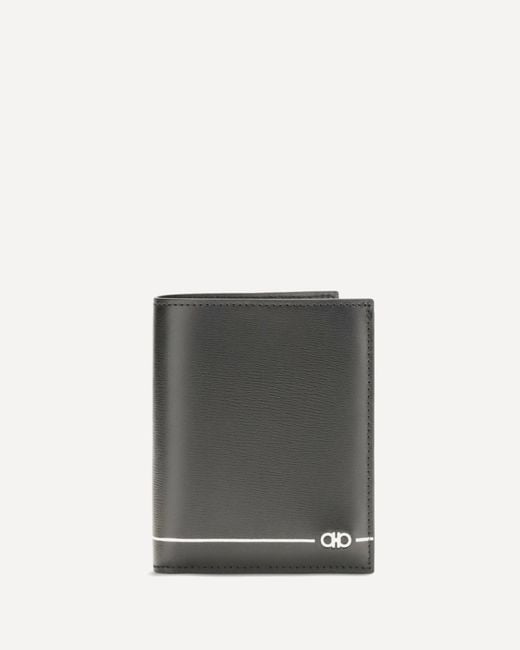 Ferragamo Gray Gancini Bifold Wallet for men