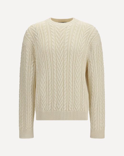 Loro Piana Natural Schooner Crewneck for men