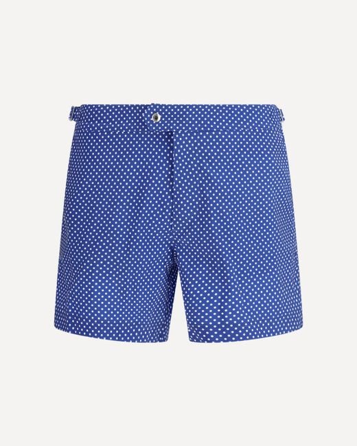 Tom Ford Blue Polka Dot Swim Shorts for men