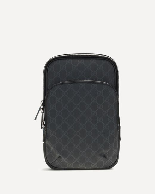 Gucci Black Gg Supreme Shoulder Bag for men