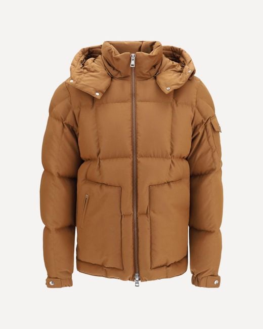 Moncler Brown Dravenis Padded Jacket for men