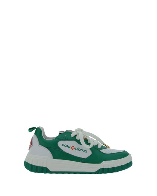 Casablancabrand Green The Court Sneakers for men