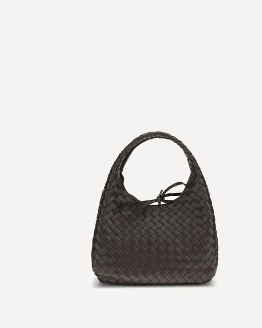 Bottega Veneta Black Campana Shoulder Bag