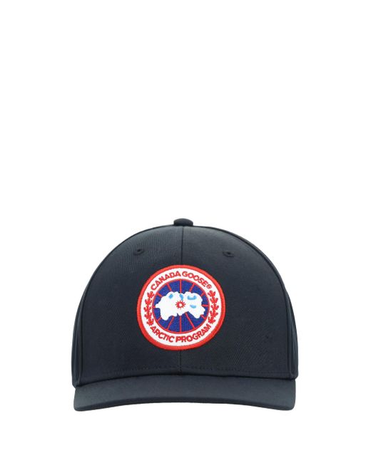 Canada Goose Blue Cappello Da Baseball Arctic for men