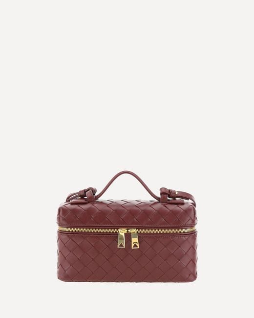 Borsa A Tracolla Bang Bang Vanity Case di Bottega Veneta in Purple