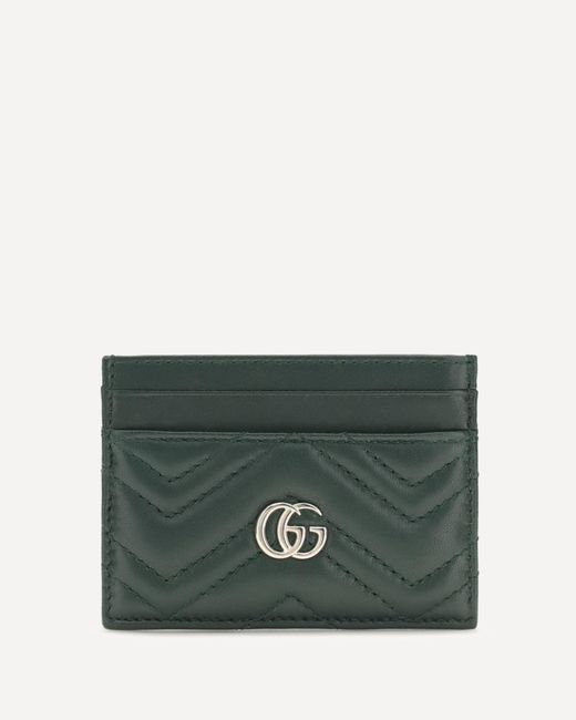 Gucci Green Gg Marmont Cardholder
