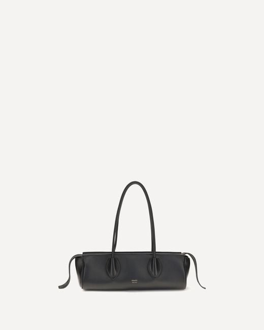 Khaite Natural Logo Shoulder Bag