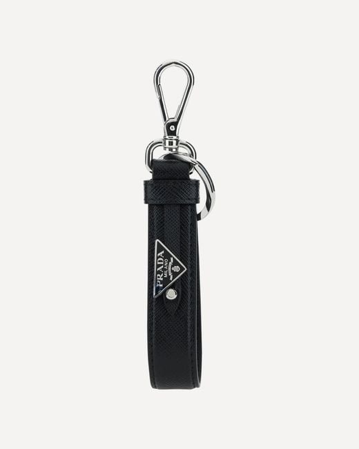 Prada White Keychain for men