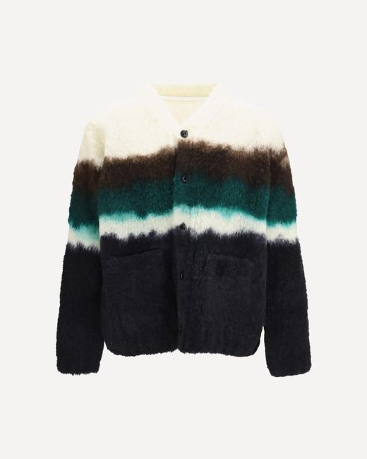 Sacai Black Chusen-Dyed Cardigan for men