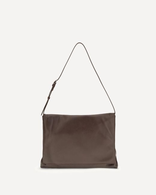 The Row Brown Nan Shoulder Bag